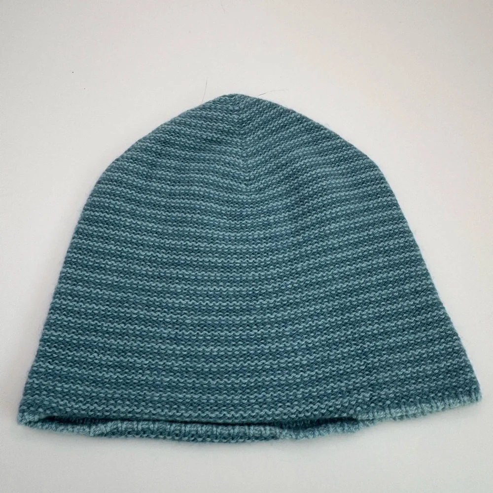 Hermès Baby Cashmere Beanie Hat O Galop Rocking Horse Blue Soft Luxury - Picture 3 of 3